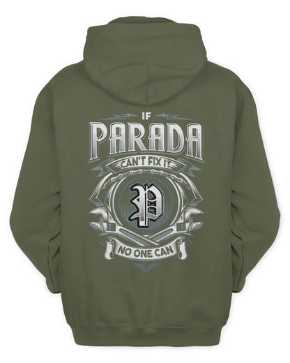 PARADA AP81-K4-626 - Personalized Ahmed Quote Apparel “If Ahmed Can't Fix It, No One Can” - Unisex Hoodie - Military Green