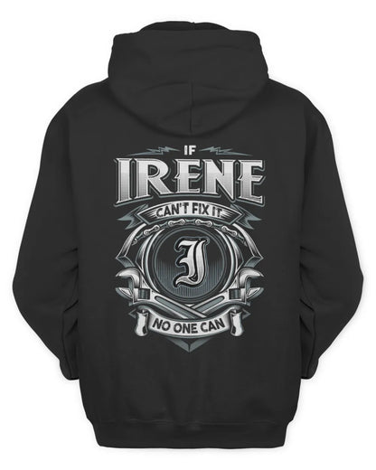 IRENE AP81-K4-626 - Personalized Ahmed Quote Apparel “If Ahmed Can't Fix It, No One Can” - Unisex Hoodie - Black