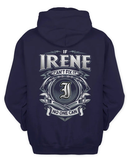 IRENE AP81-K4-626 - Personalized Ahmed Quote Apparel “If Ahmed Can't Fix It, No One Can” - Unisex Hoodie - Navy
