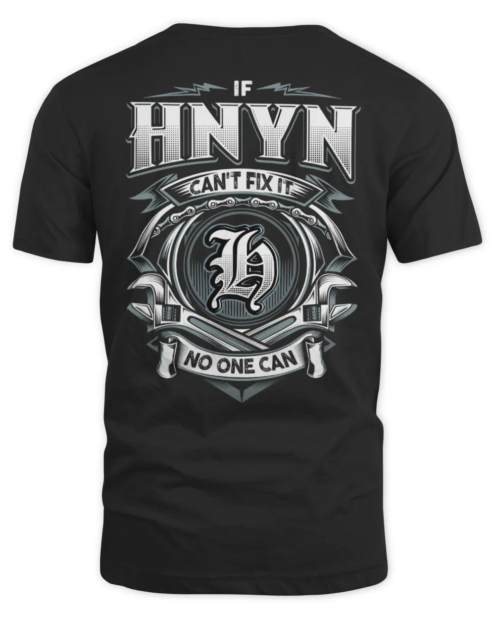 HNYN AP81-K4-626 - Personalized Ahmed Quote Apparel “If Ahmed Can't Fix It, No One Can” - Unisex Standard T-Shirt - Black