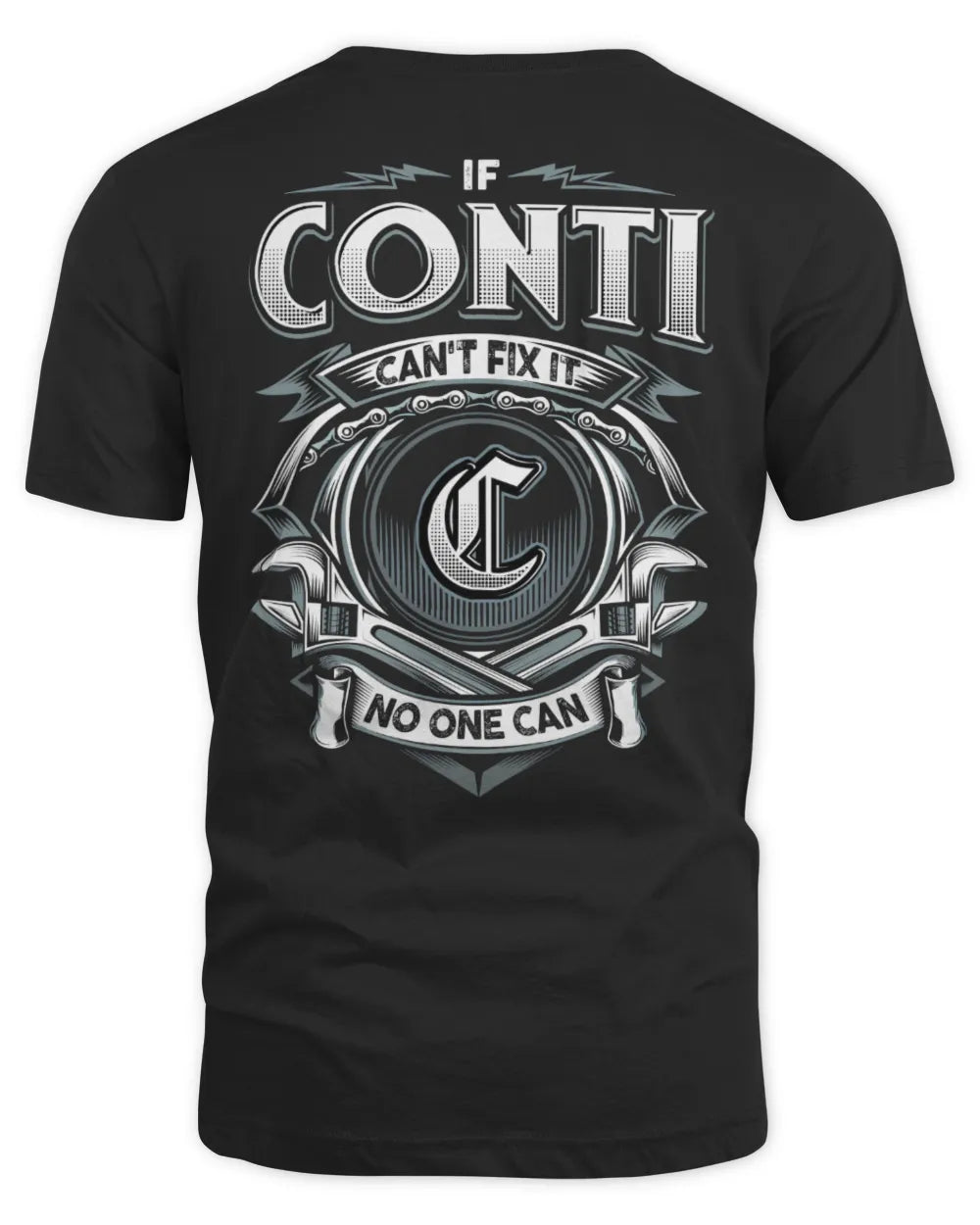 CONTI AP81-K4-626 - Personalized Ahmed Quote Apparel “If Ahmed Can't Fix It, No One Can” - Unisex Standard T-Shirt - Black