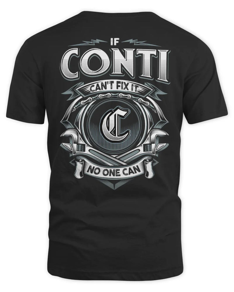 CONTI AP81-K4-626 - Personalized Ahmed Quote Apparel “If Ahmed Can't Fix It, No One Can” - Unisex Standard T-Shirt - Black