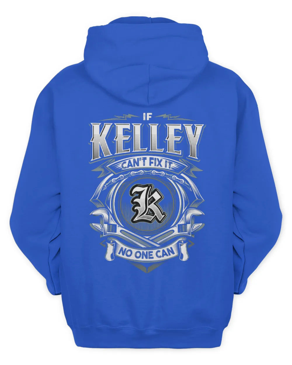KELLEY AP81-K4-626 - Personalized Ahmed Quote Apparel “If Ahmed Can't Fix It, No One Can” - Unisex Hoodie - Royal