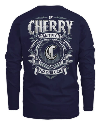 CHERRY AP81-K4-626 - Personalized Ahmed Quote Apparel “If Ahmed Can't Fix It, No One Can” - Men's Long Sleeved T-Shirt - Navy