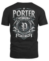 PORTER AP81-K4-626 - Personalized Ahmed Quote Apparel “If Ahmed Can't Fix It, No One Can” - Unisex Standard T-Shirt - Black