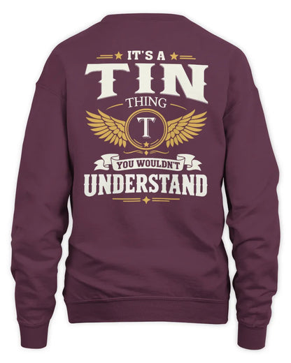 TIN KT06-M008 It’s a [NAME] Thing – You Wouldn’t Understand | Personalized Vintage T-Shirt - Unisex Sweatshirt - Maroon