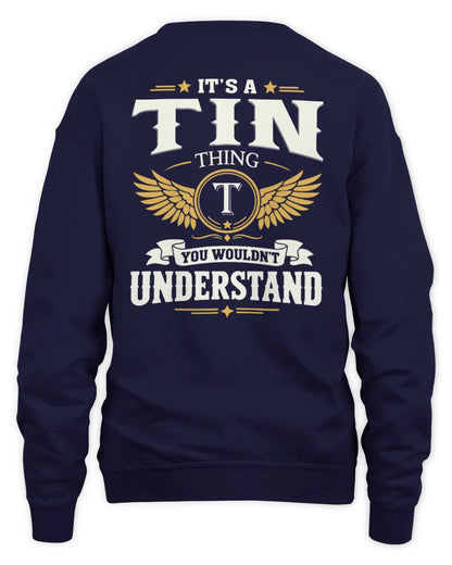 TIN KT06-M008 It’s a [NAME] Thing – You Wouldn’t Understand | Personalized Vintage T-Shirt - Unisex Sweatshirt - Navy