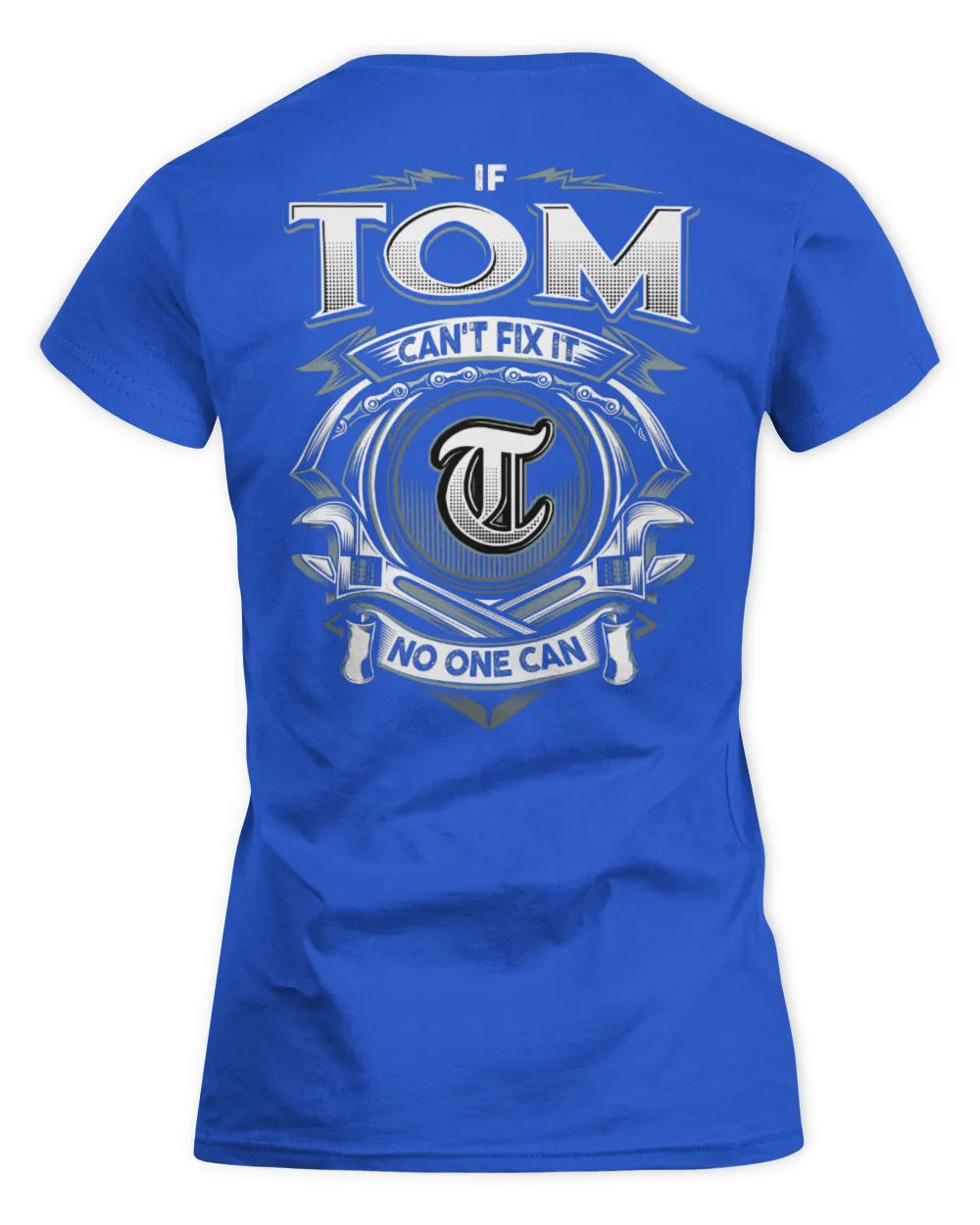TOM AP81-K4-626 - Personalized Ahmed Quote Apparel “If Ahmed Can't Fix It, No One Can” - Women's Standard T-Shirt - Royal