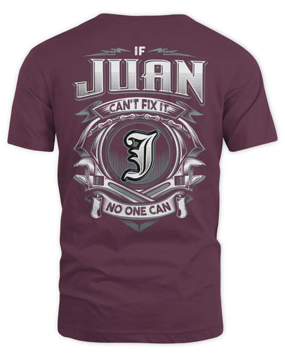 JUAN AP81-K4-626 - Personalized Ahmed Quote Apparel “If Ahmed Can't Fix It, No One Can” - Unisex Standard T-Shirt - Maroon