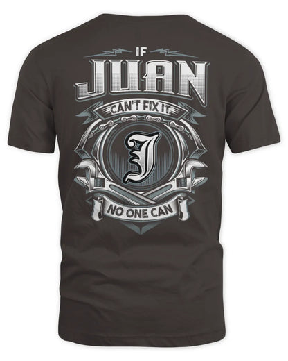 JUAN AP81-K4-626 - Personalized Ahmed Quote Apparel “If Ahmed Can't Fix It, No One Can” - Unisex Standard T-Shirt - Dark Chocolate