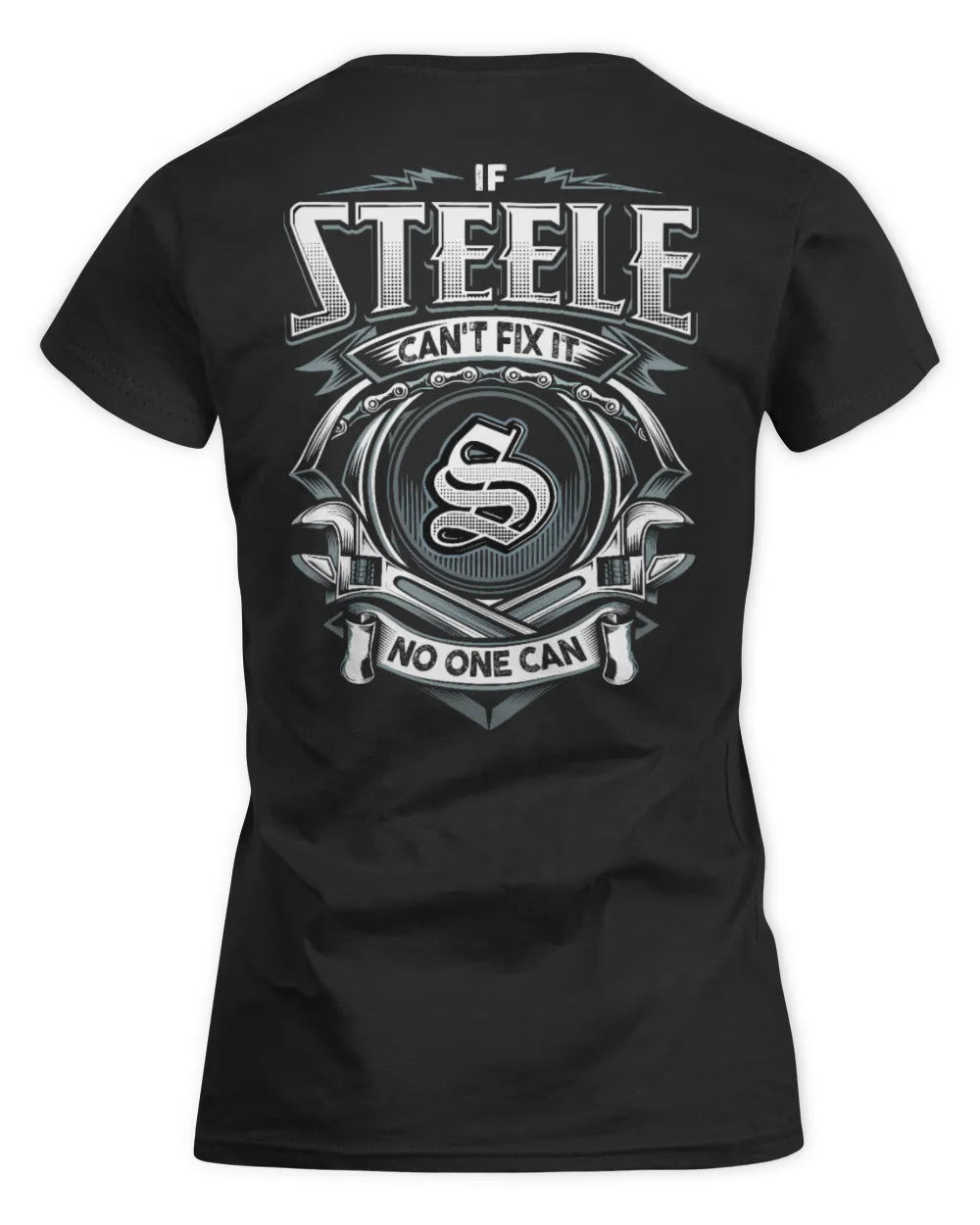 STEELE AP81-K4-626 - Personalized Ahmed Quote Apparel “If Ahmed Can't Fix It, No One Can” - Women's Standard T-Shirt - Black