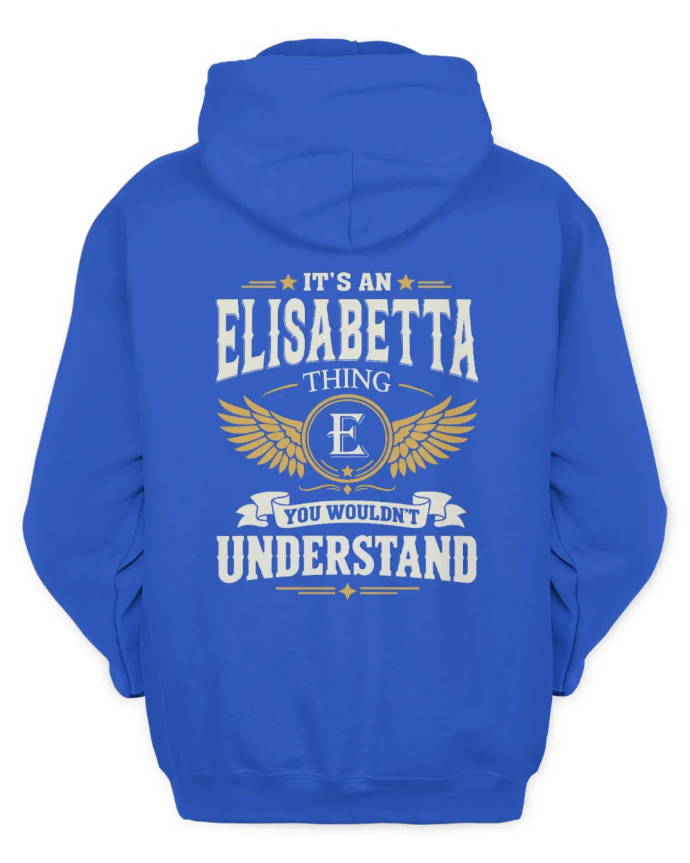 ELISABETTA KT06-M008 It’s a [NAME] Thing – You Wouldn’t Understand | Personalized Vintage T-Shirt - Unisex Hoodie - Royal
