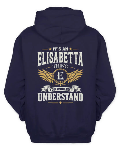 ELISABETTA KT06-M008 It’s a [NAME] Thing – You Wouldn’t Understand | Personalized Vintage T-Shirt - Unisex Hoodie - Navy
