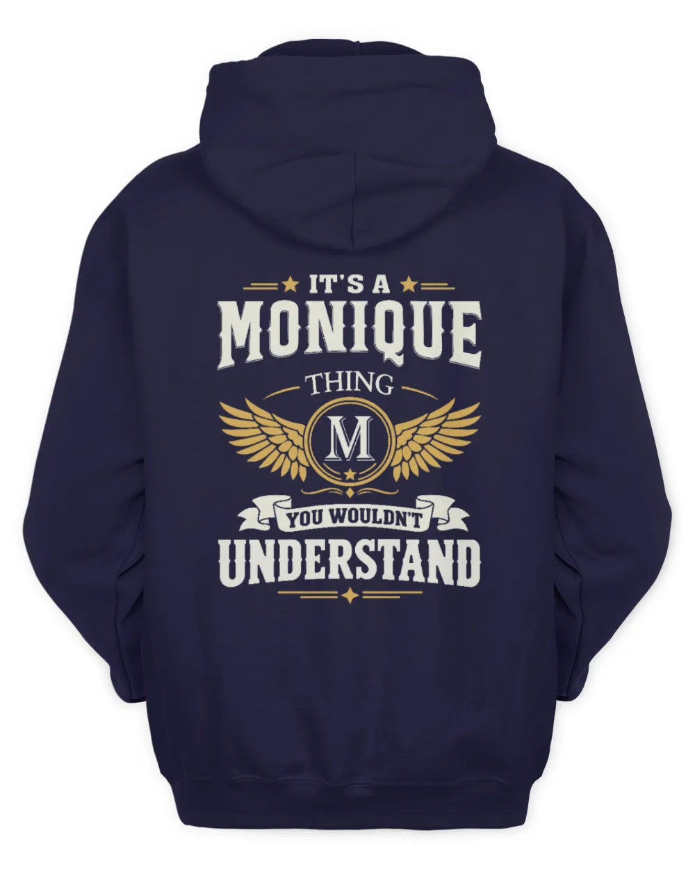 MONIQUE KT06-M008 It’s a [NAME] Thing – You Wouldn’t Understand | Personalized Vintage T-Shirt - Unisex Hoodie - Navy