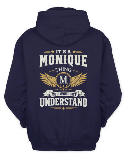 MONIQUE KT06-M008 It’s a [NAME] Thing – You Wouldn’t Understand | Personalized Vintage T-Shirt - Unisex Hoodie - Navy