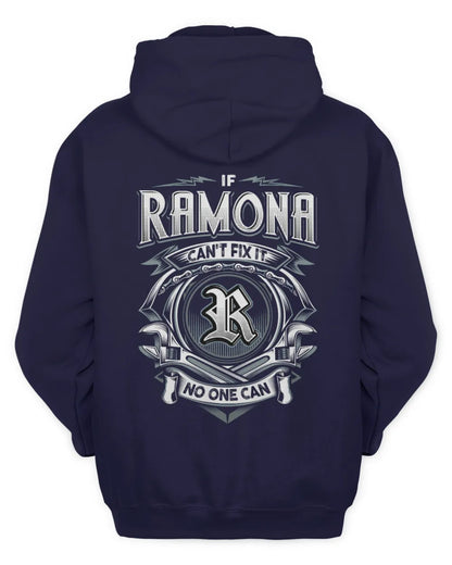 RAMONA AP81-K4-626 - Personalized Ahmed Quote Apparel “If Ahmed Can't Fix It, No One Can” - Unisex Hoodie - Navy