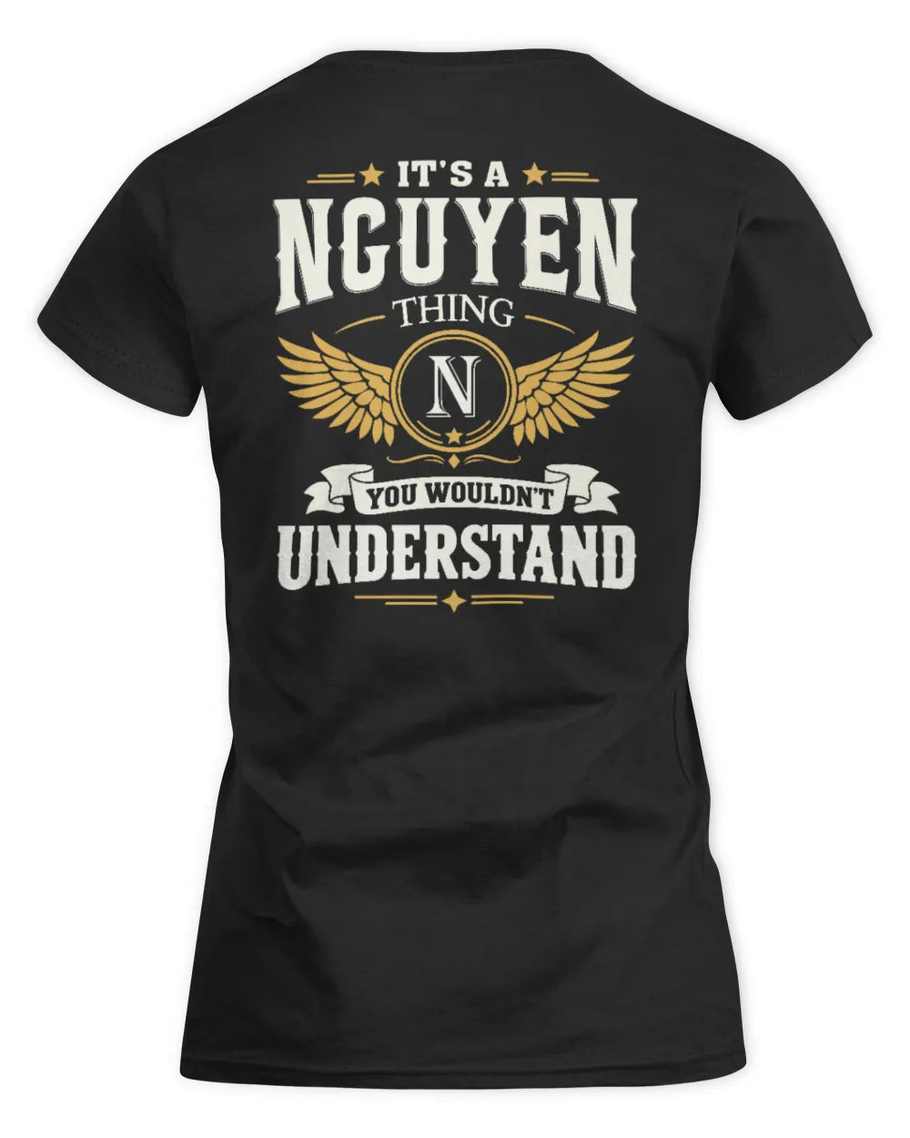 NGUYEN KT06-M008 It’s a [NAME] Thing – You Wouldn’t Understand | Personalized Vintage T-Shirt - Women's Standard T-Shirt - Black