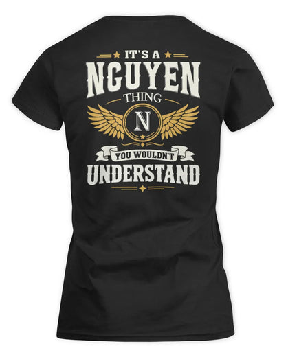 NGUYEN KT06-M008 It’s a [NAME] Thing – You Wouldn’t Understand | Personalized Vintage T-Shirt - Women's Standard T-Shirt - Black