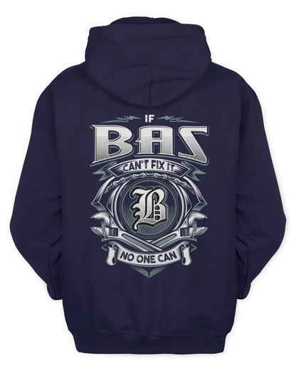 BAS AP81-K4-626 - Personalized Ahmed Quote Apparel “If Ahmed Can't Fix It, No One Can” - Unisex Hoodie - Navy
