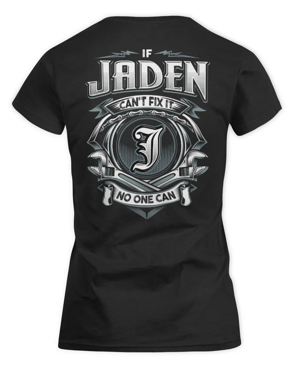 JADEN AP81-K4-626 - Personalized Ahmed Quote Apparel “If Ahmed Can't Fix It, No One Can” - Women's Standard T-Shirt - Black