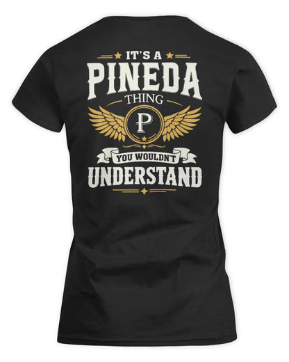 PINEDA KT06-M008 It’s a [NAME] Thing – You Wouldn’t Understand | Personalized Vintage T-Shirt - Women's Standard T-Shirt - Black