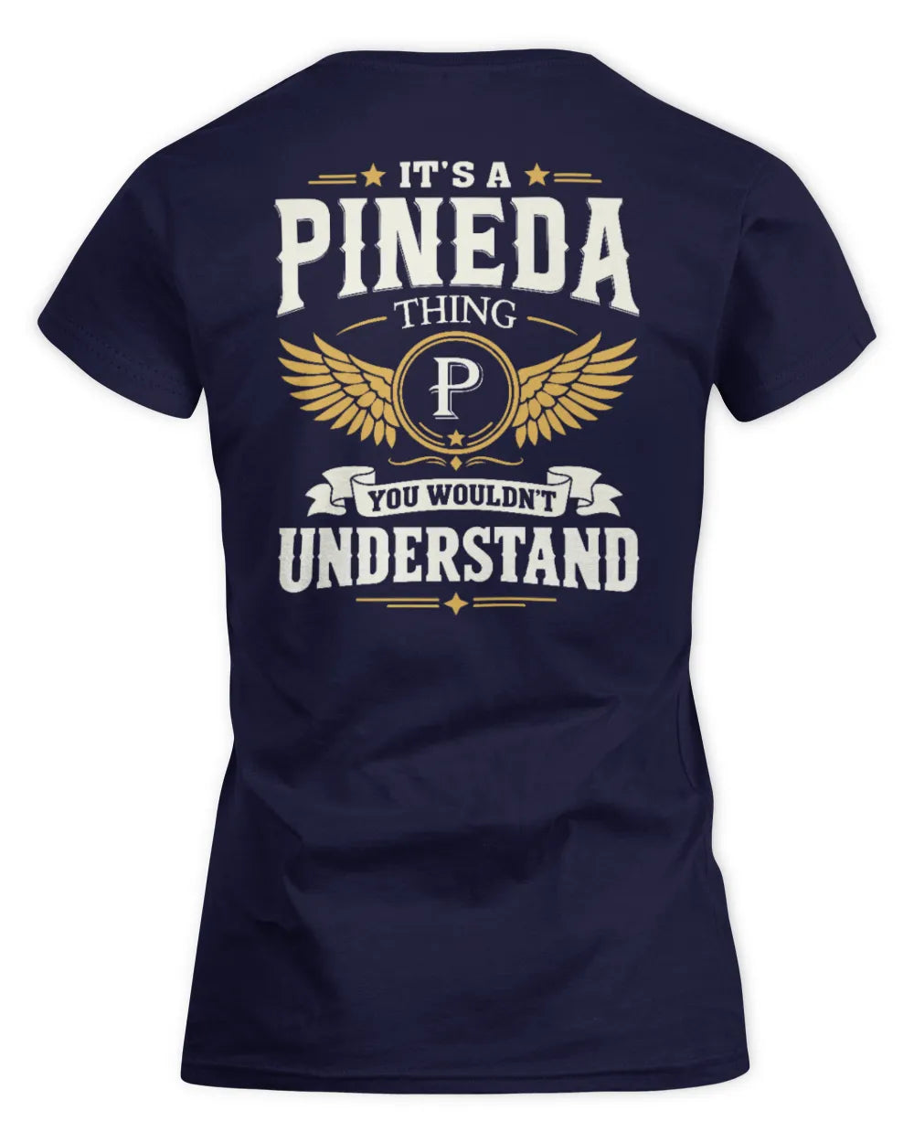 PINEDA KT06-M008 It’s a [NAME] Thing – You Wouldn’t Understand | Personalized Vintage T-Shirt - Women's Standard T-Shirt - Navy