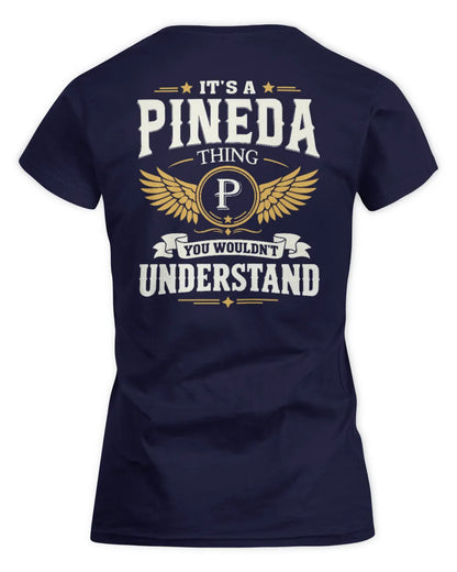 PINEDA KT06-M008 It’s a [NAME] Thing – You Wouldn’t Understand | Personalized Vintage T-Shirt - Women's Standard T-Shirt - Navy