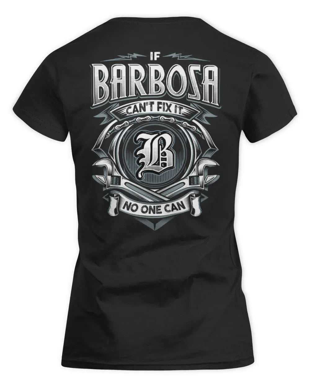 BARBOSA AP81-K4-626 - Personalized Ahmed Quote Apparel “If Ahmed Can't Fix It, No One Can” - Women's Standard T-Shirt - Black
