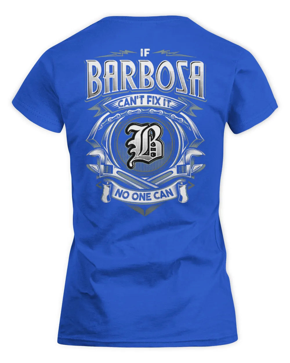 BARBOSA AP81-K4-626 - Personalized Ahmed Quote Apparel “If Ahmed Can't Fix It, No One Can” - Women's Standard T-Shirt - Royal
