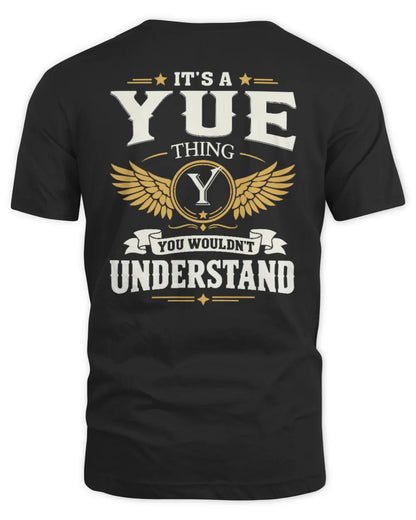 YUE KT06-M008 It’s a [NAME] Thing – You Wouldn’t Understand | Personalized Vintage T-Shirt - Unisex Standard T-Shirt - Black