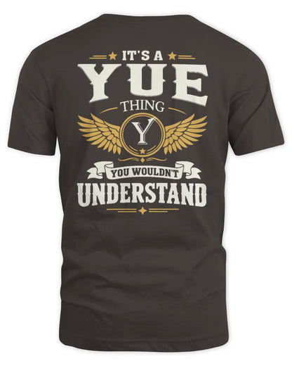YUE KT06-M008 It’s a [NAME] Thing – You Wouldn’t Understand | Personalized Vintage T-Shirt - Unisex Standard T-Shirt - Dark Chocolate