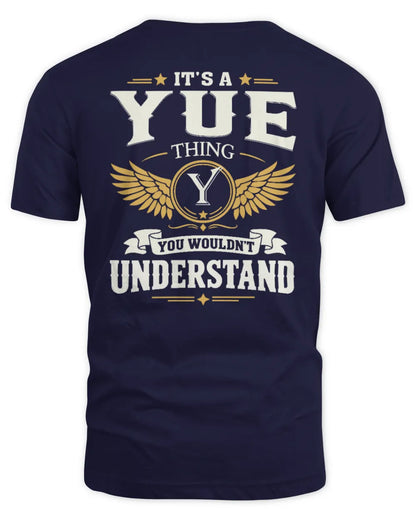 YUE KT06-M008 It’s a [NAME] Thing – You Wouldn’t Understand | Personalized Vintage T-Shirt - Unisex Standard T-Shirt - Navy