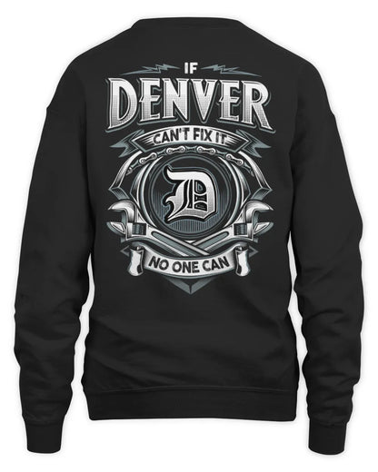 DENVER AP81-K4-626 - Personalized Ahmed Quote Apparel “If Ahmed Can't Fix It, No One Can” - Unisex Sweatshirt - Black