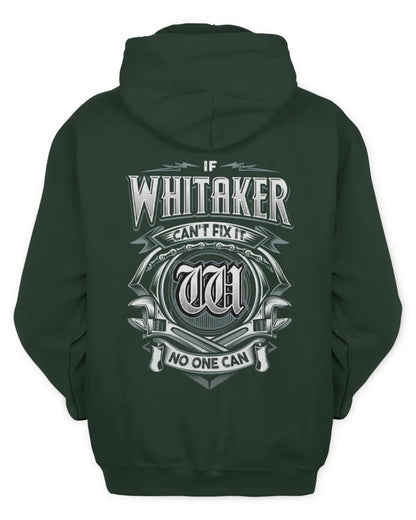 WHITAKER AP81-K4-626 - Personalized Ahmed Quote Apparel “If Ahmed Can't Fix It, No One Can” - Unisex Hoodie - Forest Green