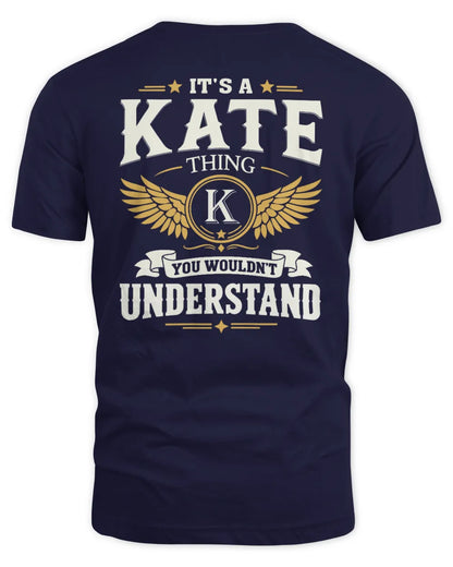 KATE KT06-M008 It’s a [NAME] Thing – You Wouldn’t Understand | Personalized Vintage T-Shirt - Unisex Standard T-Shirt - Navy
