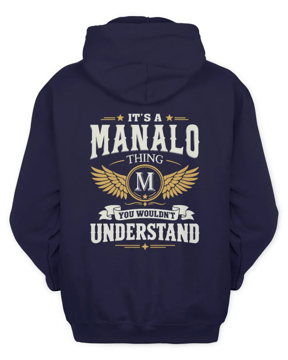 MANALO KT06-M008 It’s a [NAME] Thing – You Wouldn’t Understand | Personalized Vintage T-Shirt - Unisex Hoodie - Navy