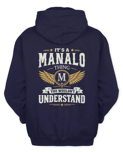 MANALO KT06-M008 It’s a [NAME] Thing – You Wouldn’t Understand | Personalized Vintage T-Shirt - Unisex Hoodie - Navy