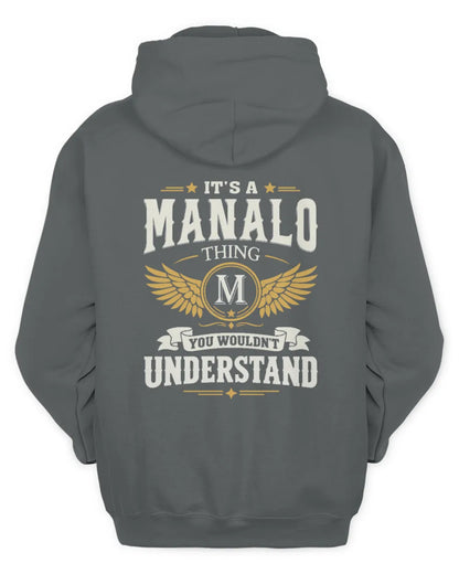 MANALO KT06-M008 It’s a [NAME] Thing – You Wouldn’t Understand | Personalized Vintage T-Shirt - Unisex Hoodie - Charcoal
