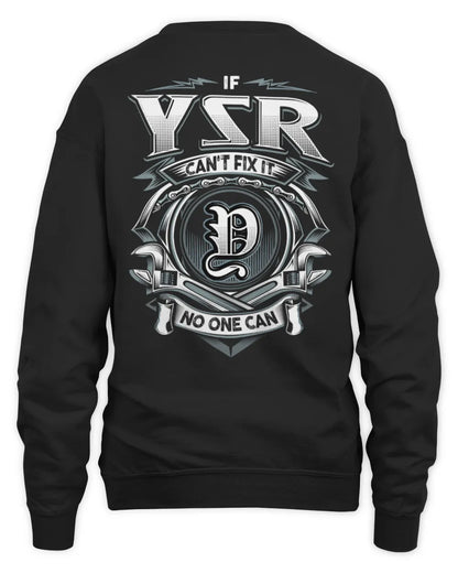YSR AP81-K4-626 - Personalized Ahmed Quote Apparel “If Ahmed Can't Fix It, No One Can” - Unisex Sweatshirt - Black