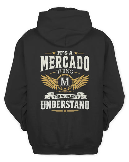 MERCADO KT06-M008 It’s a [NAME] Thing – You Wouldn’t Understand | Personalized Vintage T-Shirt - Unisex Hoodie - Black