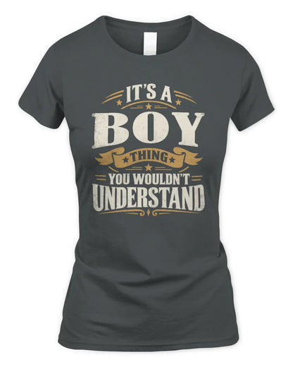 BOY P08 TH51 - Personalized “It’s a/an [NAME] Thing – You Wouldn’t Understand” Shirt - Women's Standard T-Shirt - Charcoal