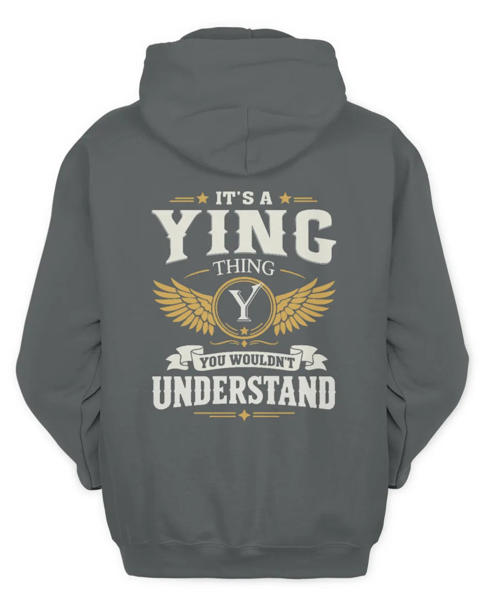 YING KT06-M008 It’s a [NAME] Thing – You Wouldn’t Understand | Personalized Vintage T-Shirt - Unisex Hoodie - Charcoal