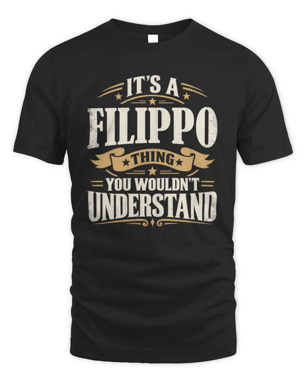 FILIPPO P08 TH51 - Personalized “It’s a/an [NAME] Thing – You Wouldn’t Understand” Shirt - Unisex Standard T-Shirt - Black