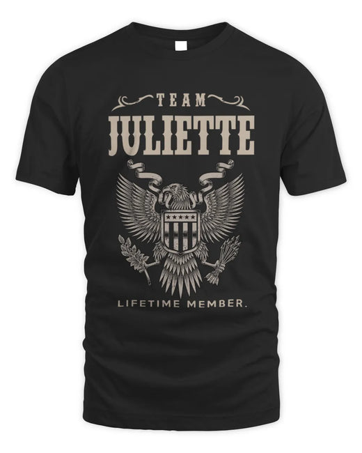 JULIETTE TP06-K82 – Personalized Classic Style Apparel “Team NAME Lifetime Member”