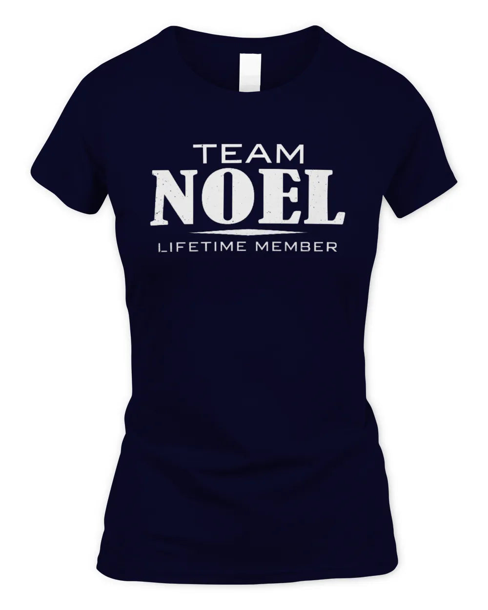NOEL BL62-K4-128 - Personalized “Team NAME Lifetime Member” - Women's Standard T-Shirt - Navy