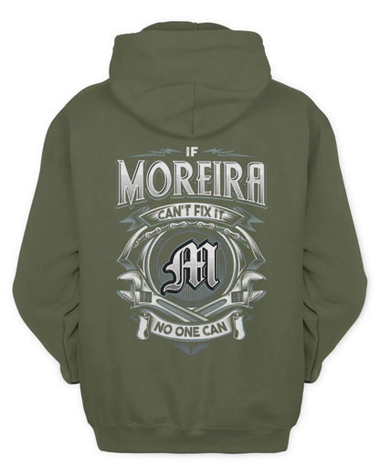 MOREIRA AP81-K4-626 - Personalized Ahmed Quote Apparel “If Ahmed Can't Fix It, No One Can” - Unisex Hoodie - Military Green