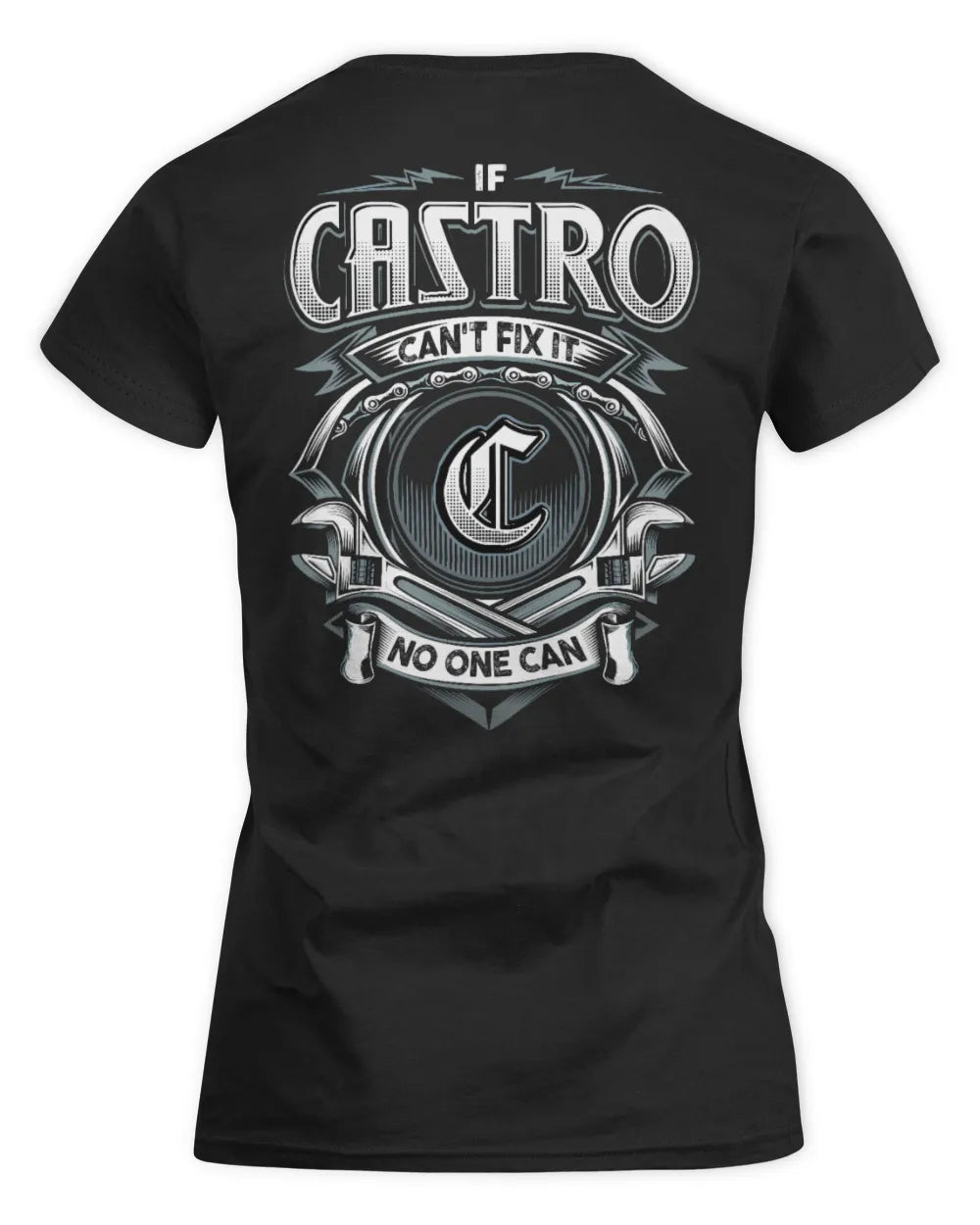 CASTRO AP81-K4-626 - Personalized Ahmed Quote Apparel “If Ahmed Can't Fix It, No One Can” - Women's Standard T-Shirt - Black