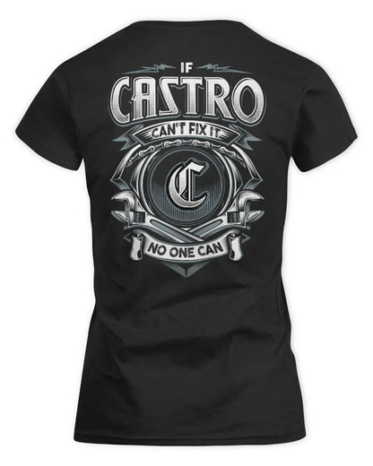 CASTRO AP81-K4-626 - Personalized Ahmed Quote Apparel “If Ahmed Can't Fix It, No One Can” - Women's Standard T-Shirt - Black