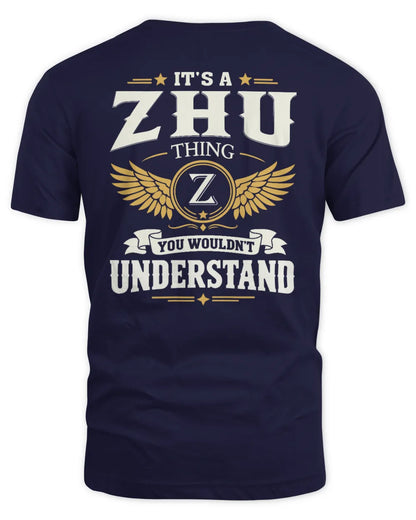 ZHU KT06-M008 It’s a [NAME] Thing – You Wouldn’t Understand | Personalized Vintage T-Shirt - Unisex Standard T-Shirt - Navy