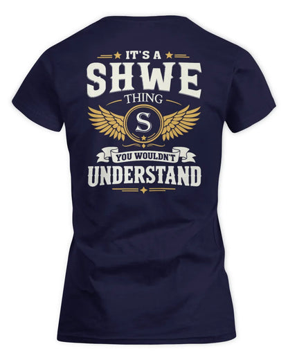 SHWE KT06-M008 It’s a [NAME] Thing – You Wouldn’t Understand | Personalized Vintage T-Shirt - Women's Standard T-Shirt - Navy